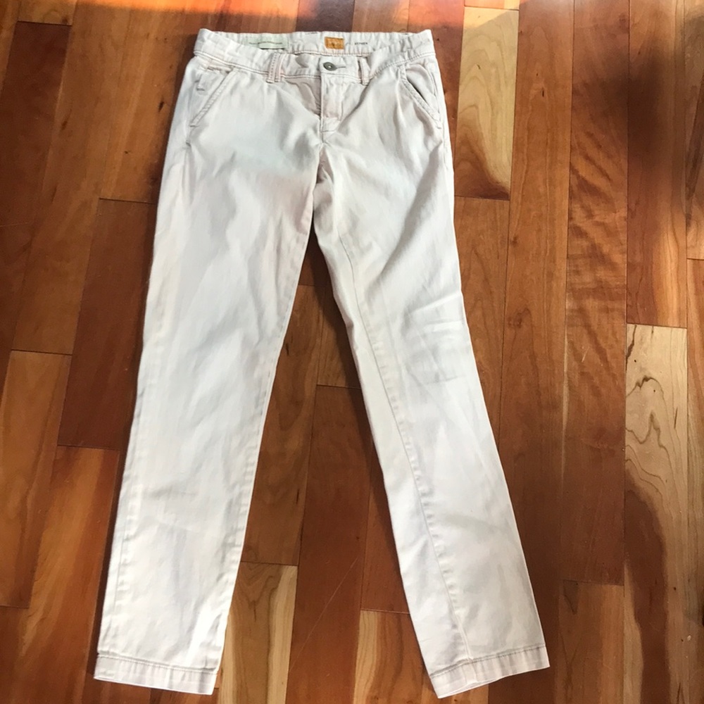 Anthropologie pale pink Pilcro trousers